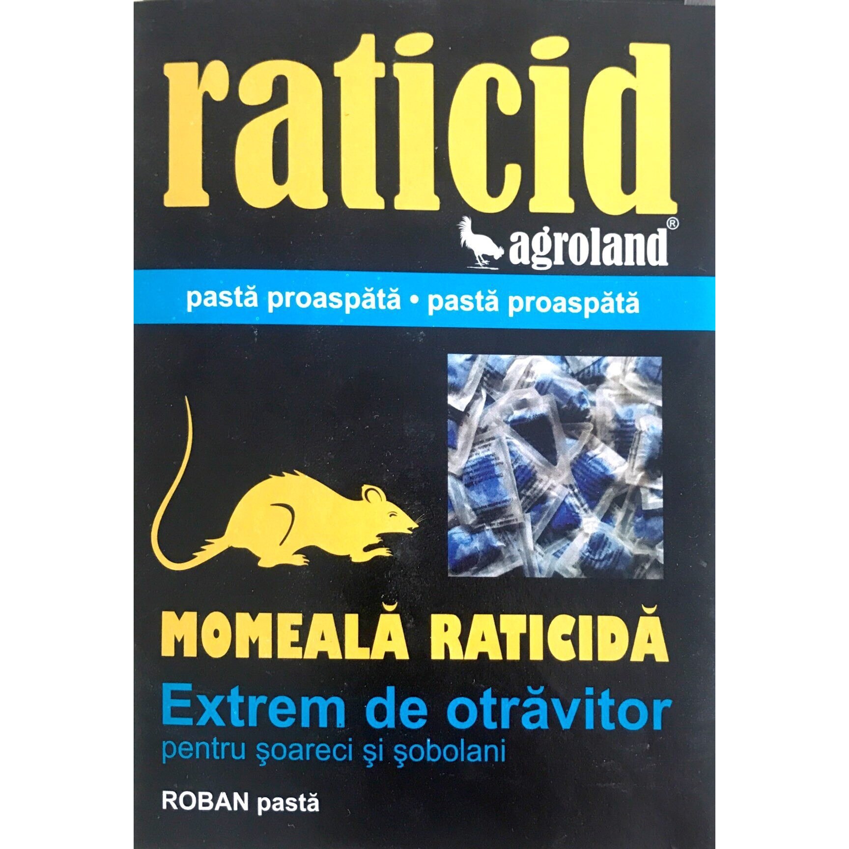 Raticid momeala proaspata albastra 200 g