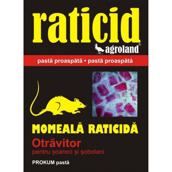 Raticid momeala proaspata rosie 200 g