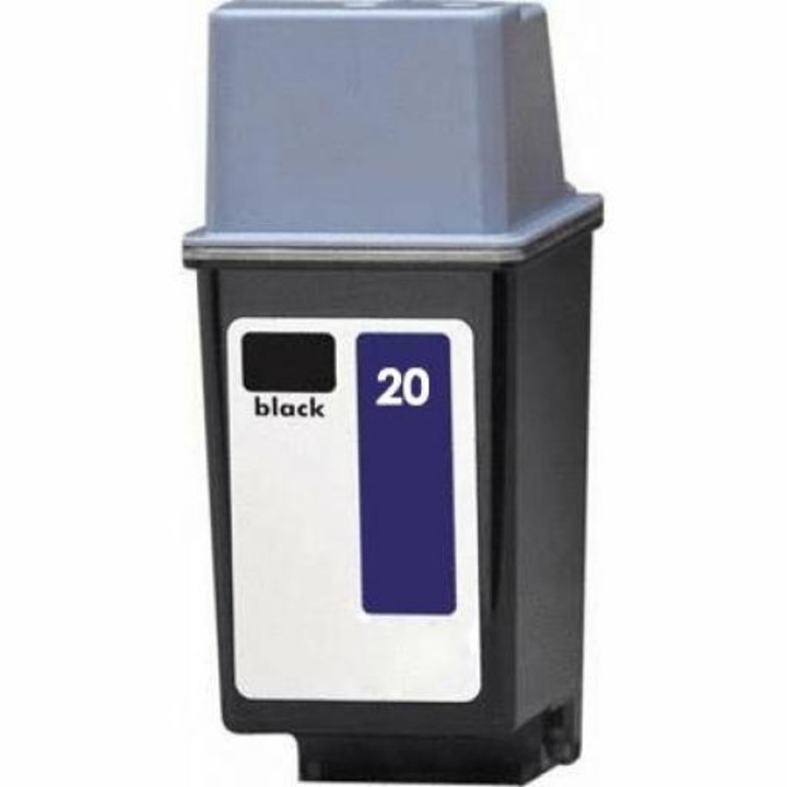 Cartus cerneala (inkjet), marca TIN, model C6614DE / HP 20, negru, 415 pagini, 40 ml