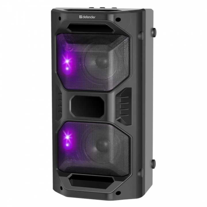 Boxa portabila, Defender, 50 W, Negru