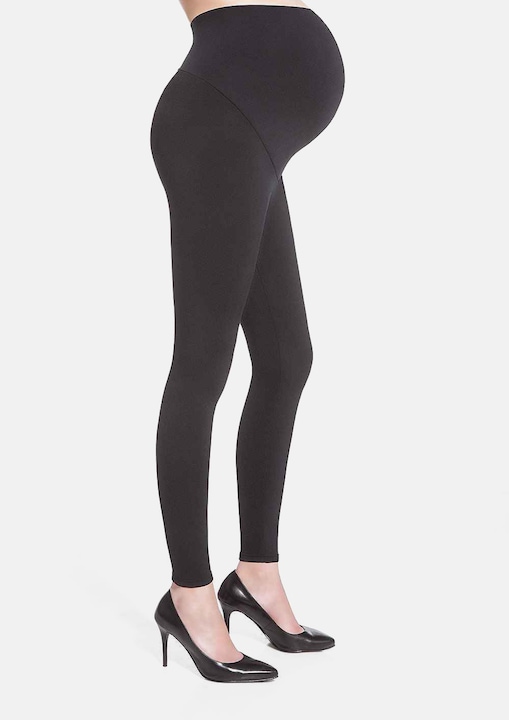 Чорапогащник за бременни Bas Bleu Anabel 200 den, Черен, Черен