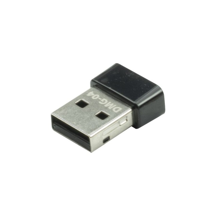 Adaptor Nano USB Wi-Fi 5, PowerON, 2.4 GHz, 200 Mbit, Negru