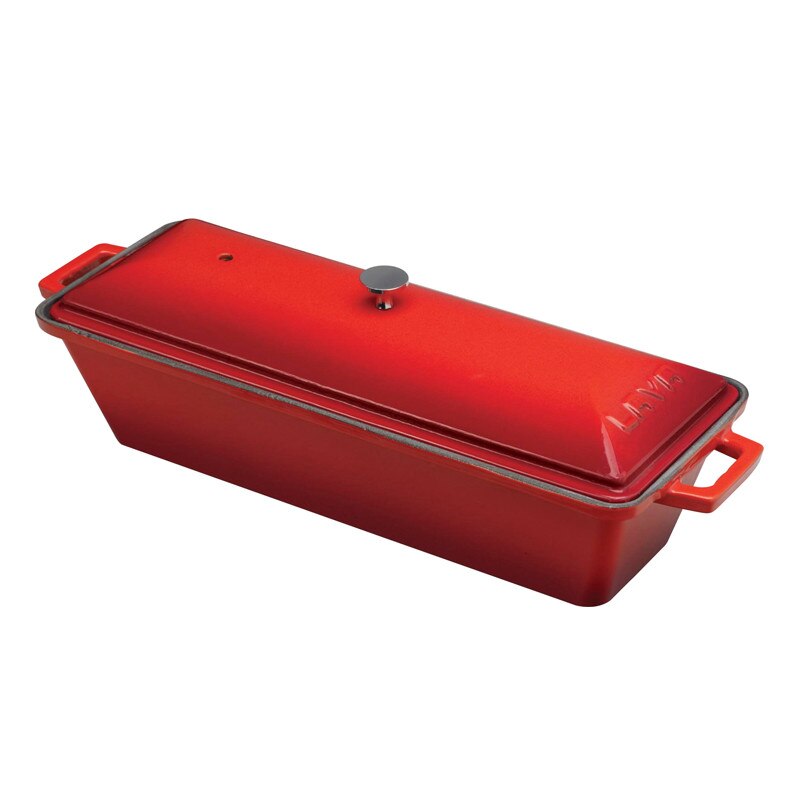 Vas terrine 8,5 x 26,5 x 6 cm, rosu - Lava