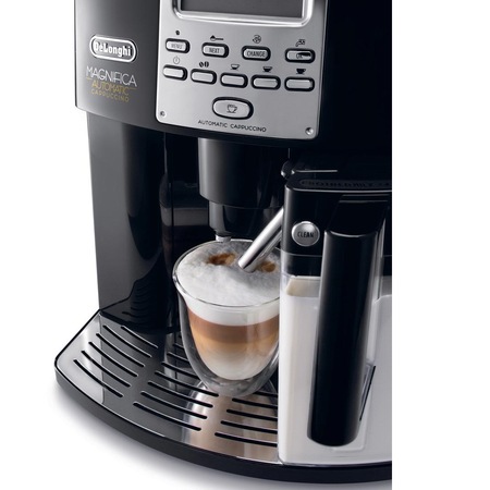 Espressor De'Longhi Magnifica ESAM3550.B, 1.8L, 15 bar, Cappuccino, program  curatare, Negru