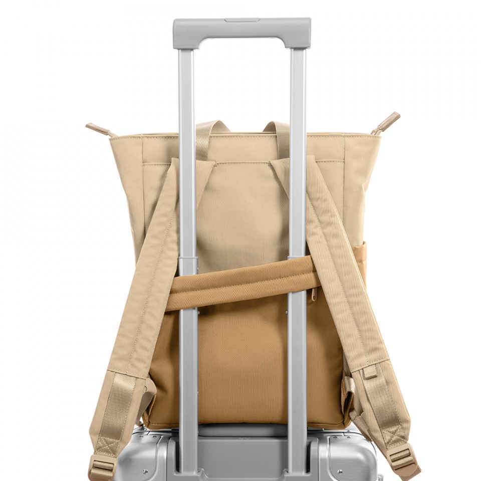 Rucsac pentru Calatorie cu 3 Compartimente, 12l - Tomtoc (T63M1K1) - Sand Brown