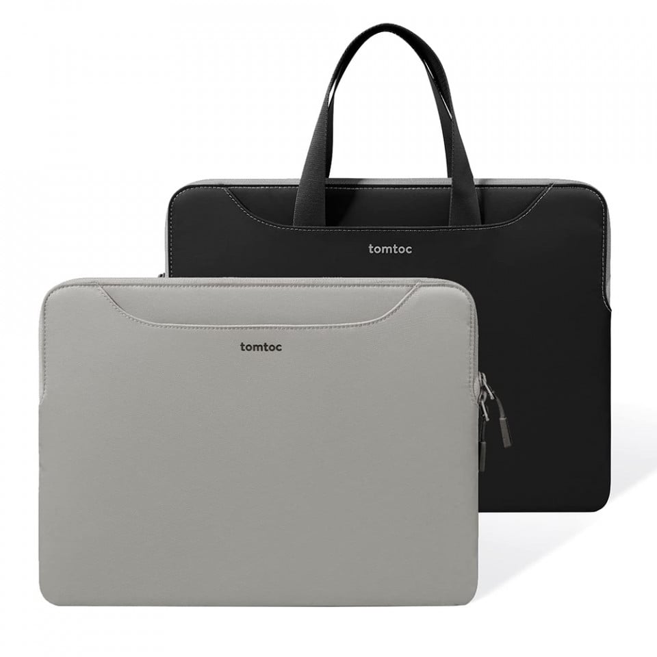 Servieta pentru Laptop Macbook Pro 14", Microsoft 13.5" Surface Laptop 5/4/3/2/1 - Tomtoc (A21C1D1) - Gray