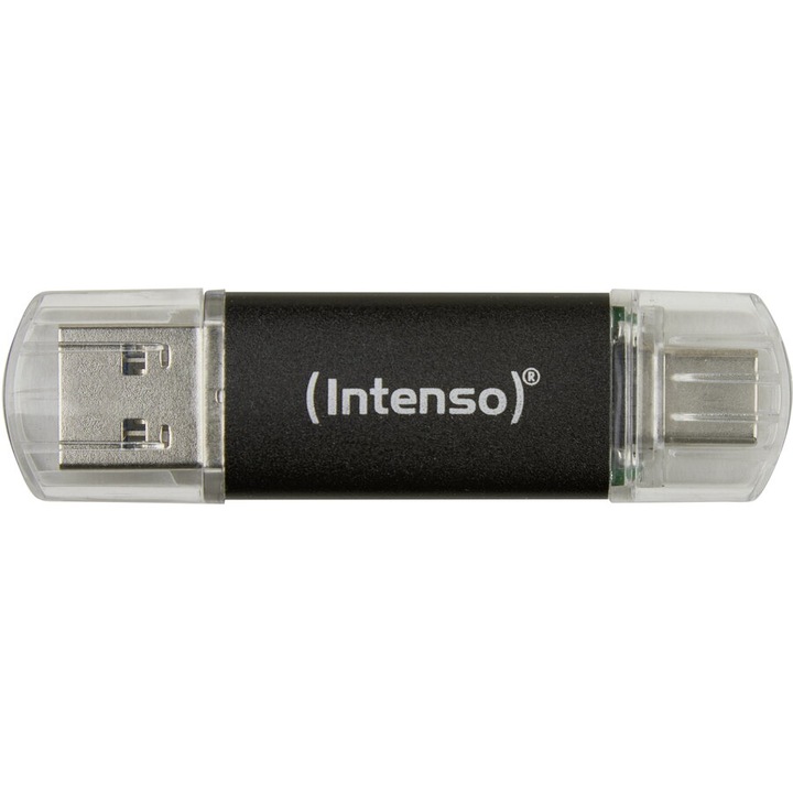 USB флашка, 64 GB, USB3.2, черна