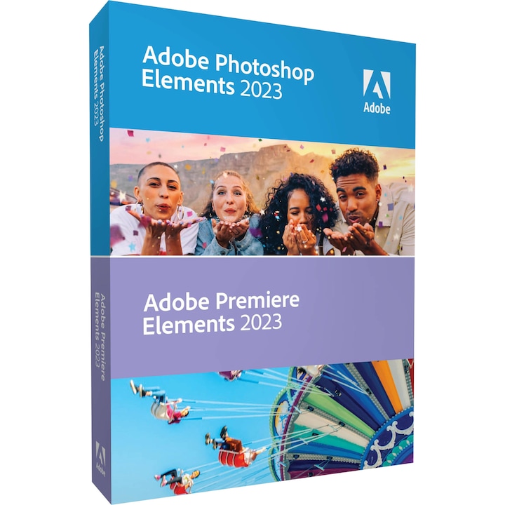 Adobe Photoshop & Premiere Elements 2023, Engleza, Retail 1 User, BOX