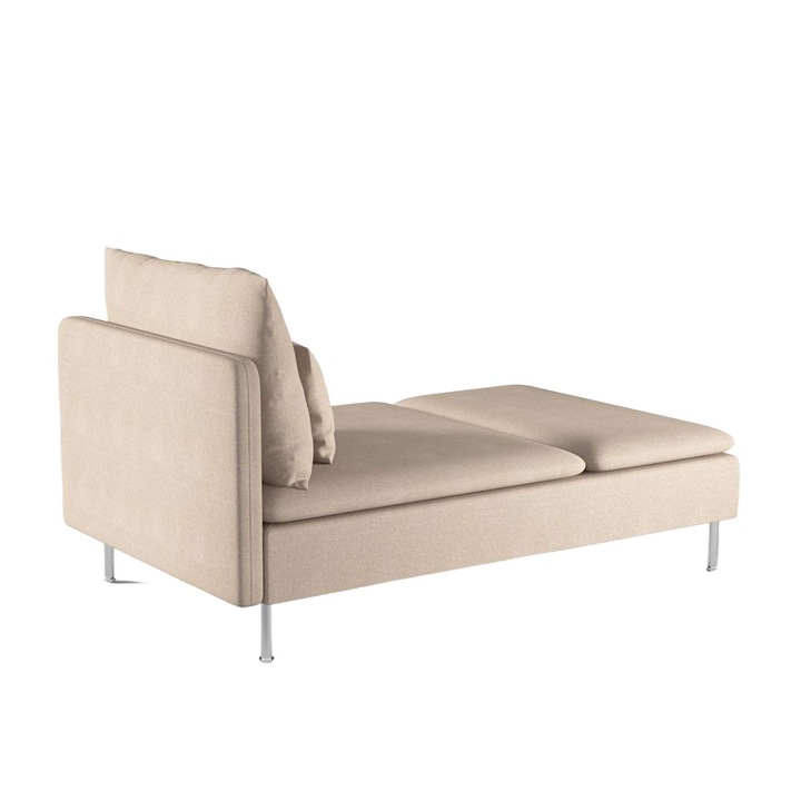 Покривало за шезлонг Soderhamn, Dekoria, бежово