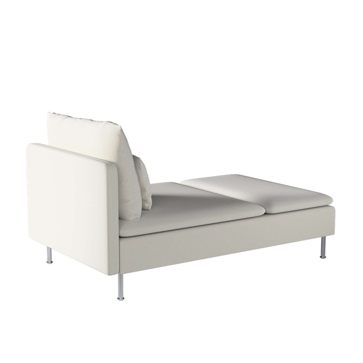 Комплект от 5 калъфки за диван/възглавница, Dekoria, текстил, бяло