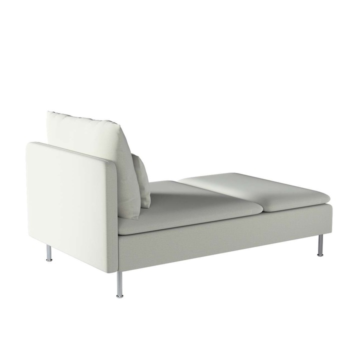 Комплект от 5 калъфки за диван/възглавница, Dekoria, текстил, бяло