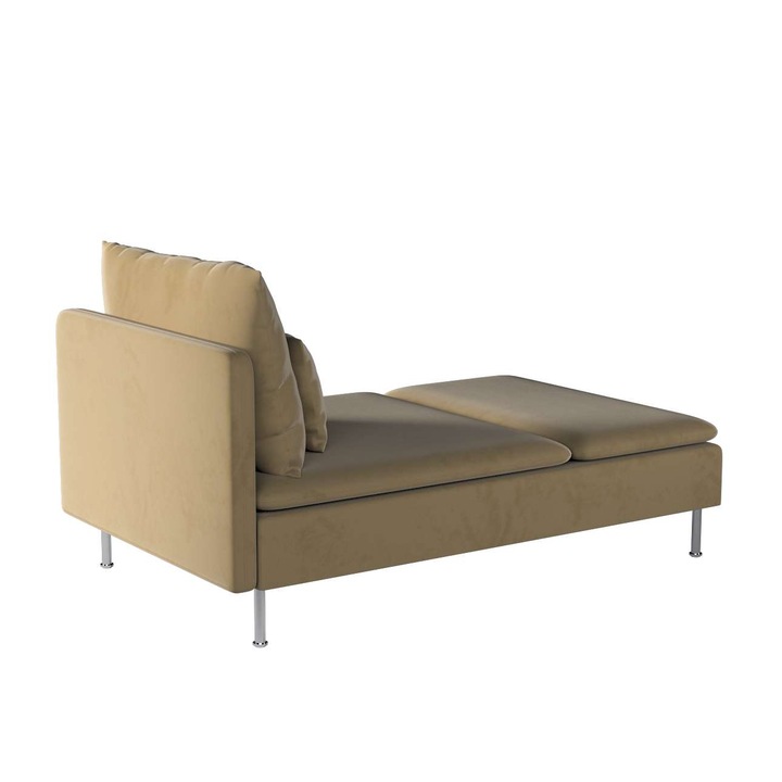 Комплект от 5 калъфки за столове/възглавници, Dekoria, Текстил, Бежово