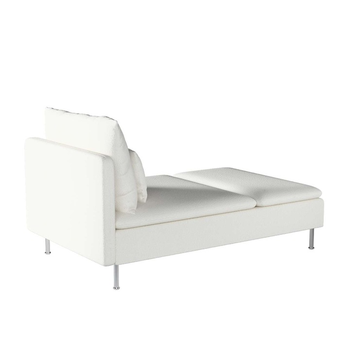 Комплект от 5 калъфки за столове/възглавници, Dekoria, Текстил, Бял