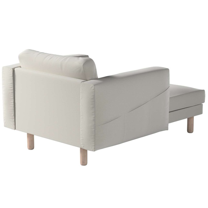 Калъф за фотьойл с подлакътници, Dekoria, Полиестер, 110x157x85 см, Сив