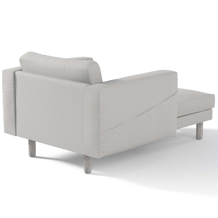 Калъф за фотьойл с подлакътници, Dekoria, Полиестер, 110x157x85 см, Сив