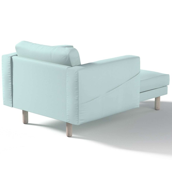 Калъф за фотьойл с подлакътници, Dekoria, Полиестер, 5 части, 110x157x85 см, Син