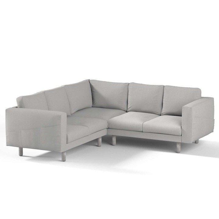 Комплект от 12 калъфки за диван/възглавница, Dekoria, текстил, сиво