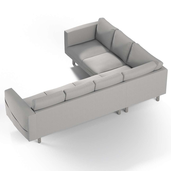 Комплект от 16 калъфки за столове/възглавници, Dekoria, текстил, сиво