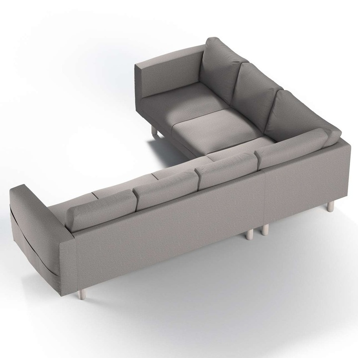 Комплект от 16 калъфки за столове/възглавници, Dekoria, текстил, сиво