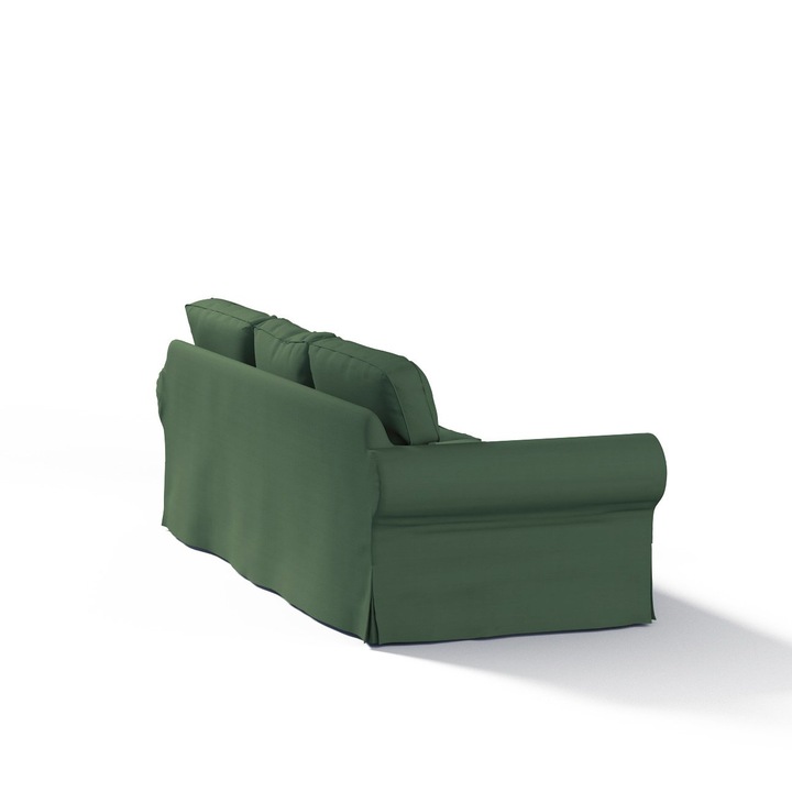 Калъф за диван, Dekoria, Памук, Тъмнозелен