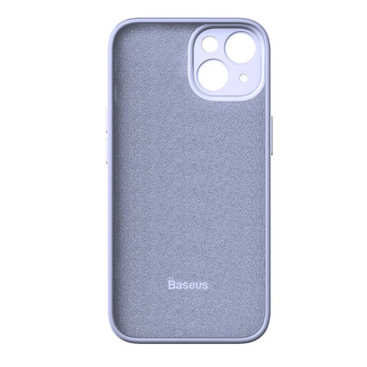 Kit protectie Baseus Liquid Silica Gel 3in1, Carcasa, Folie Ecran si Kit pentru curatare, compatibil cu iPhone 14 Plus, Lila
