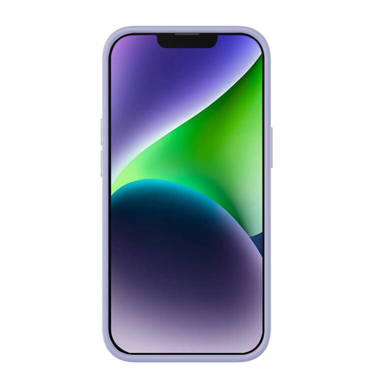 Kit protectie Baseus Liquid Silica Gel 3in1, Carcasa, Folie Ecran si Kit pentru curatare, compatibil cu iPhone 14 Plus, Lila