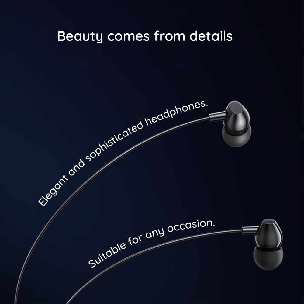 Casti audio cu microfon USAMS EP-47, In-ear, Control pe fir, Jack 3.5mm, Lungime cablu 1.2m, Alb