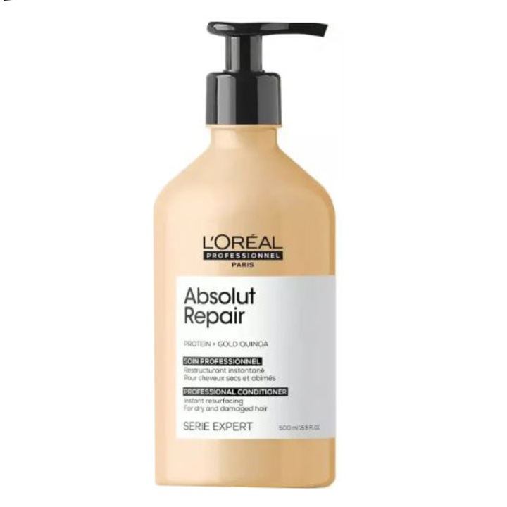 L´Oréal Professionnel Série Expert Absolut Repair Gold Quinoa + Protein Conditioner balsam pentru par foarte deteriorat 500 ml