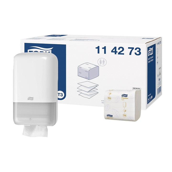 Pachet dispenser si consumabil Tork hartie igienica bulk