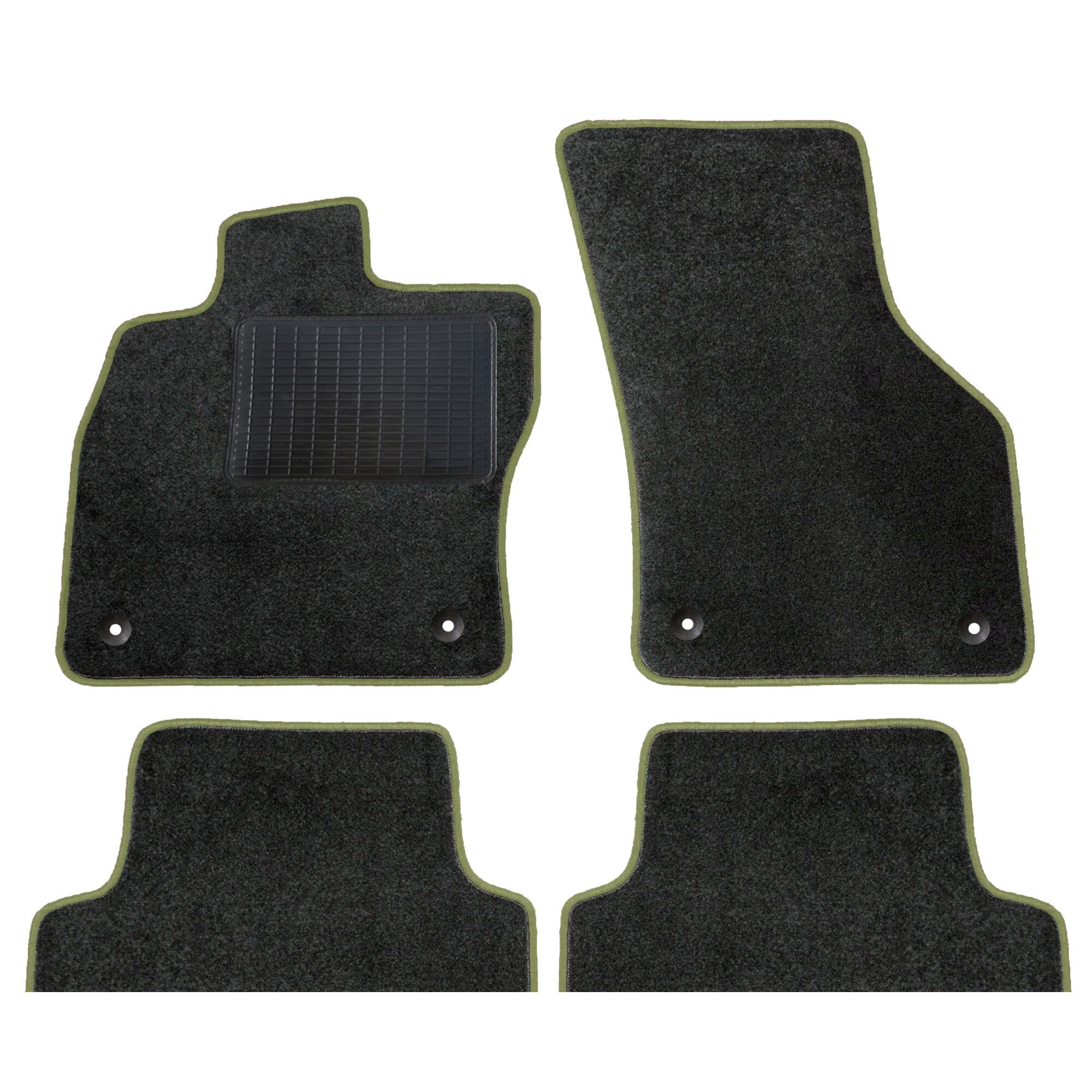 Premium M-Line laadvloermat Mercedes Citan L1 (kort) 2021-heden | 4mm antislip rubber traanplaat