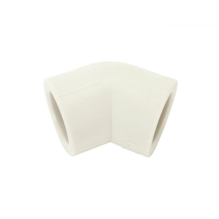 CONECTOR 45 GRADE UN 20MM ALB