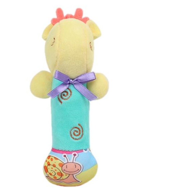 Csörgő játék, Artyk, 0m+, Plüss, 16 cm, Többszínű