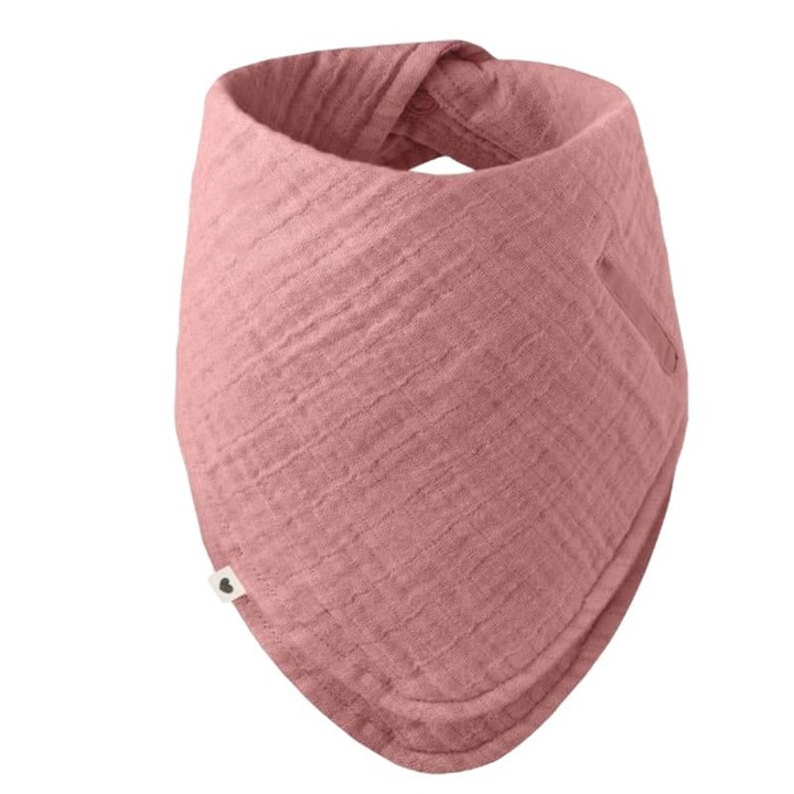 Baba előke, előke, textil, rózsaszín