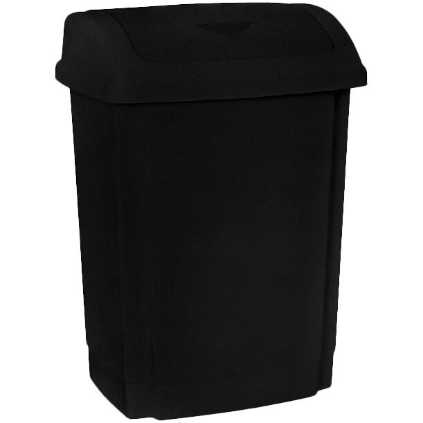 Container Negru Container deseuri, Plastic, Negru, 15 l - eMAG.ro
