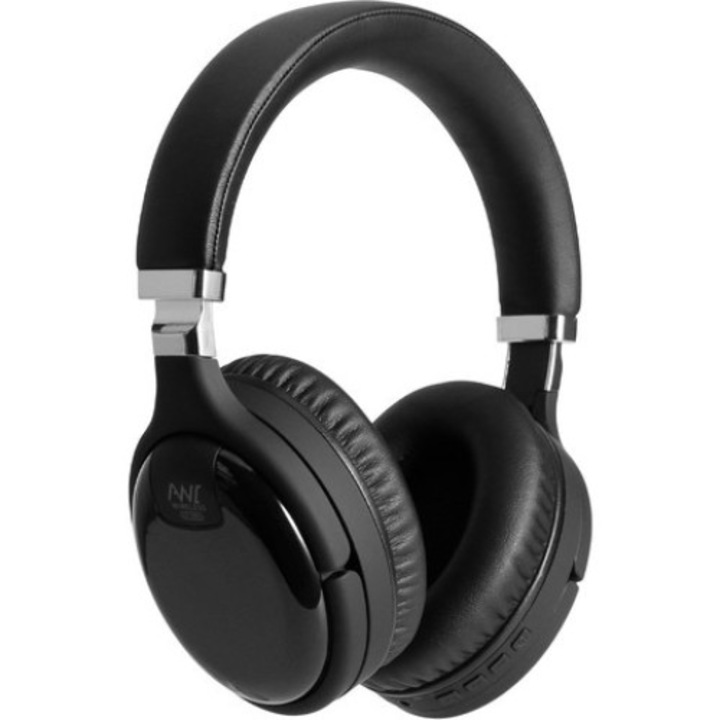 Casti pc, Alogy, On-ear, Wireless, Bluetooth 5.00, Microfon, Negru