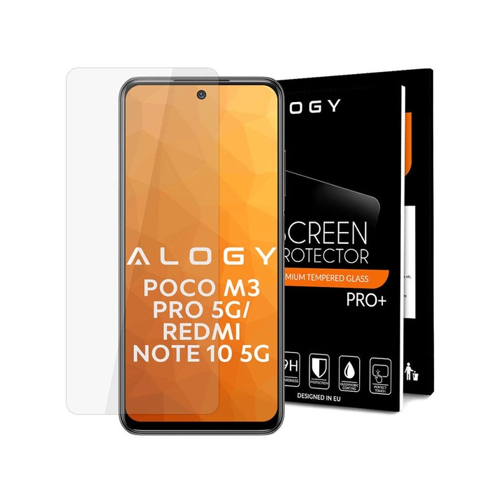 Стъклен протектор от закалено стъкло Alogy 9H за Xiaomi Poco M3 Pro 5G/ Redmi Note 10 5G