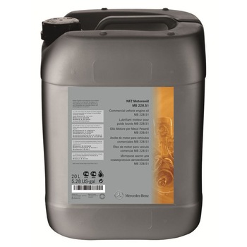 Ulei motor Mercedes 10W40 (MB 228.5) 20L Ulei motor Mercedes 10W40 (MB 228.5) 20L