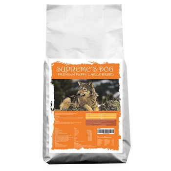 Hrana uscata pentru caini Supreme's Dog Premium, Puppy talie mare, 10 Kg Hrana uscata pentru caini Supreme's Dog Premium, Puppy talie mare, 10 Kg