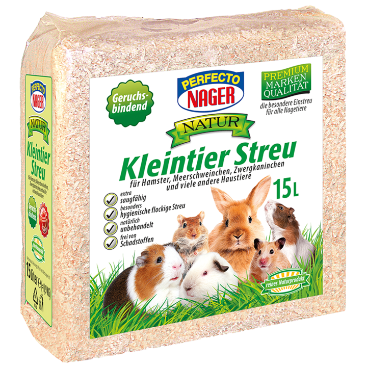 Asternut igienic Perfecto Nager pentru rozatoare, Talas, 15 L