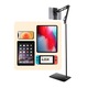 Suport de podea pentru tableta/telefon mobil, SIHOiSi, unghi reglabil la 360°, stabil si neinclinat, 135 cm, Negru