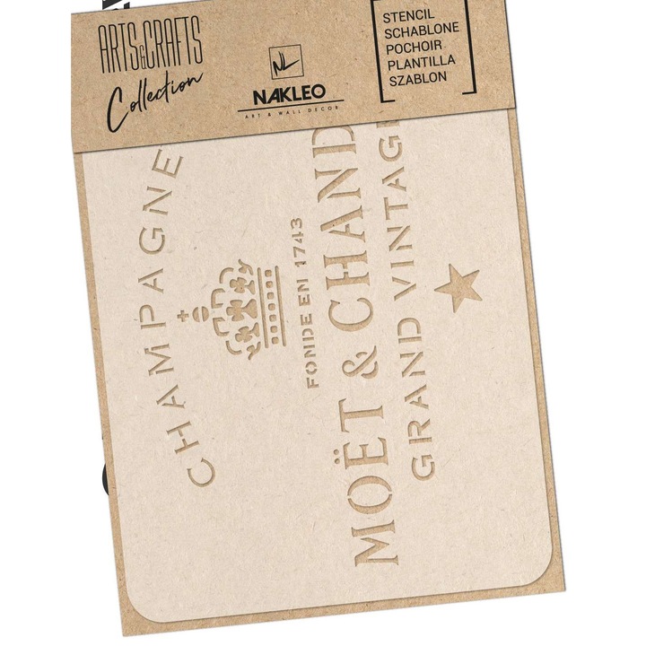 Sablon decorativ, Nakleo, Reutilizabil, 21x30cm