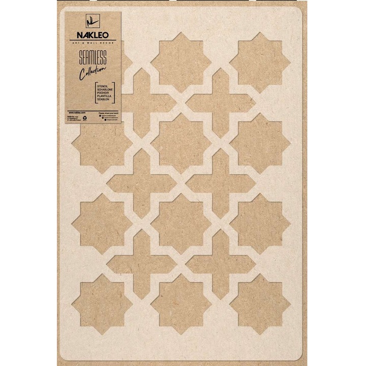 Sablon decorativ, Nakleo, Reutilizabil, Abstract