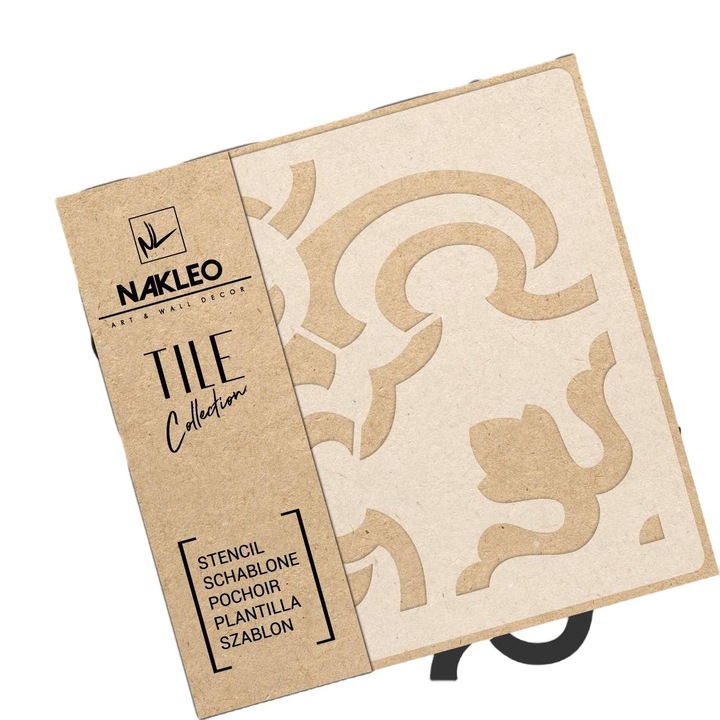 Sablon decorativ, Nakleo, Reutilizabil, 33x33cm
