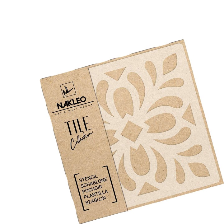 Sablon decorativ, Nakleo, Reutilizabil, 33x33cm