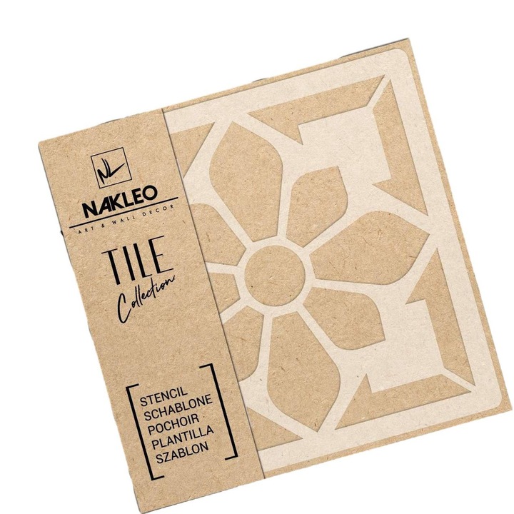 Sablon decorativ, Nakleo, Reutilizabil, 15x15cm