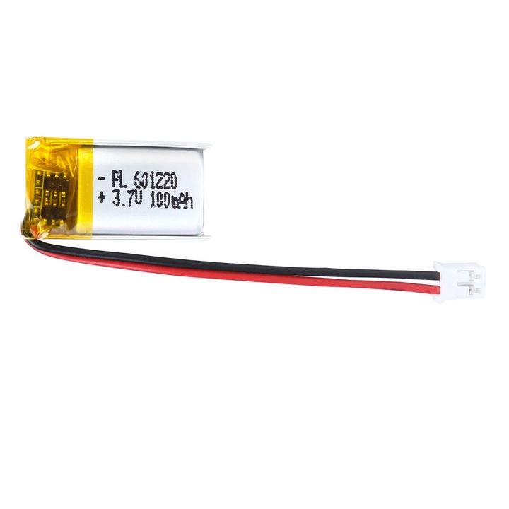 Батерия Li-Polymer 100mAh 3.7V JST 601220