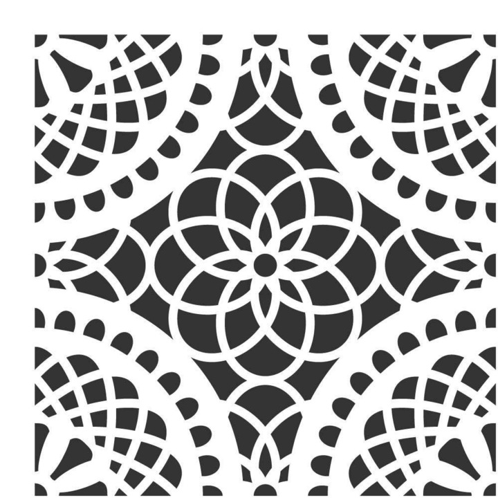 Sablon decorativ reutilizabil, Nakleo, Tobera, 25 x 25 cm