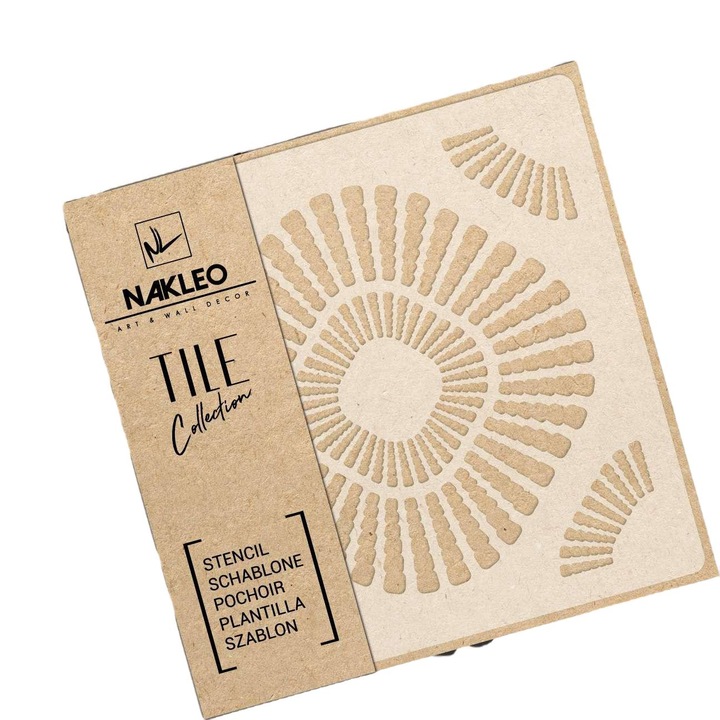 Sablon decorativ, Nakleo, Reutilizabil, 33x33cm