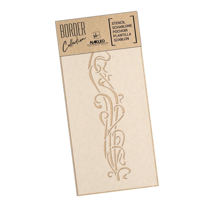 Sablon decorativ, Nakleo, Reutilizabil, 21x45cm