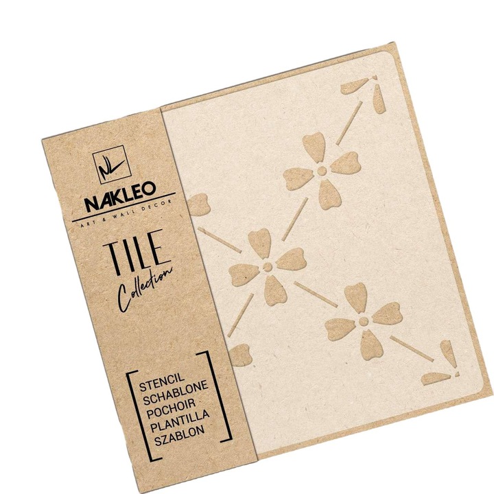Sablon decorativ, Nakleo, Reutilizabil, 20x20cm